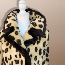 Load image into Gallery viewer, Vintage Sheepskin Dyed Spotted    Coat Boho Punk Perfect Gift Winter Fall Faux Leopard Print