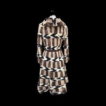 Load image into Gallery viewer, Vintage Incredible Intarsia Suede Master Craftsman Coat Puzzle Piece