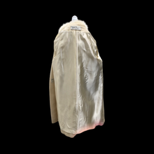 Load image into Gallery viewer, Vintage 60’s Lilli Ann Cream Coat with Fox Fur Collar