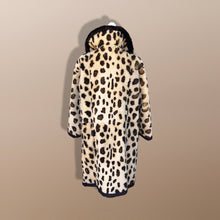 Load image into Gallery viewer, Vintage Sheepskin Dyed Spotted    Coat Boho Punk Perfect Gift Winter Fall Faux Leopard Print