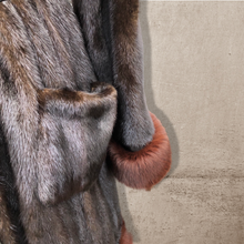 Load image into Gallery viewer, Bullocks Wilshire Luxury Mink Coat with Fox Fur Trim Princess