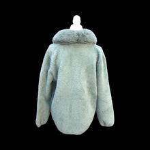 Load image into Gallery viewer, Brand New Luxury 100% Pure Alpaca Super Soft Sea Green Sweater Jacket