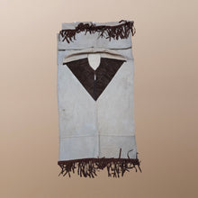 Load image into Gallery viewer, 70’s Suede Poncho Cape Equestrian Serape with Carved Two Bulls Fighting Scene Fringe Border One Size Fits All Cowboy Cowgirl Unisex Southwestern Mexican Native Boho One of A Kind