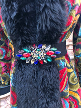 Load image into Gallery viewer, Vintage 70’s Coat Tapestry Needlepoint Carpet Haight Ashbury Boho Hippy Chic
