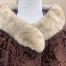 Load image into Gallery viewer, Vintage 60’s Fur Karakul Persian Lamb and Mink Jacket Coat