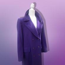 Load image into Gallery viewer, Vintage Purple Light 100% Virgin Wool Pendleton Loose Fit Casual Fit Career Coat
