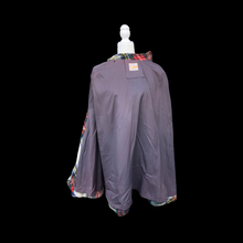Load image into Gallery viewer, Vintage Red Plaid Set Cape and Beret Cap Pure Virgin Wool from Ireland