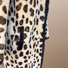 Load image into Gallery viewer, Vintage Sheepskin Dyed Spotted    Coat Boho Punk Perfect Gift Winter Fall Faux Leopard Print
