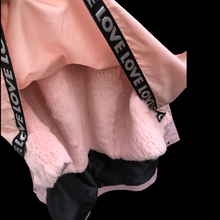 Load image into Gallery viewer, New Pink Mauve Colored Parka Coat Hooded with Fox Fur and  Removable Fur Liner Water and Snow-proof Versatile
