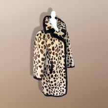 Load image into Gallery viewer, Vintage Sheepskin Dyed Spotted    Coat Boho Punk Perfect Gift Winter Fall Faux Leopard Print