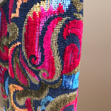 Load image into Gallery viewer, Vintage 70’s Coat Tapestry Needlepoint Carpet Haight Ashbury Boho Hippy Chic
