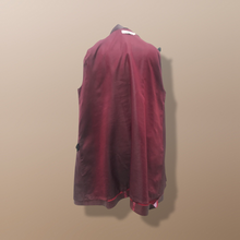 Load image into Gallery viewer, Bergundy Wine Softest Lamb Leather Coat with Deep Red Suede Inlay