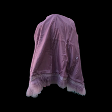 Load image into Gallery viewer, Pink Suede Mongolian Curly Lamb Oversized Penny Lane Boho Coat