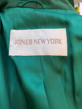 Load image into Gallery viewer, Vintage 80’s 90’s Green Jones New York Wool Trench Spy Full Length Coat Flexible Size