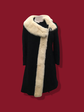 Load image into Gallery viewer, 60’s Mod Tuxedo Pearl Mink Piano Key Coat Mad Men Totally 60’s