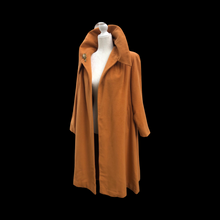Load image into Gallery viewer, 60’s Vintage 100% Pure Cashmere Deep Yellow Mustard Swing or Wrap Coat