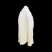 Load image into Gallery viewer, Vintage Robert Meshekoff Faux Persian Lamb Astrakhan White Belted Full Length Double Breasted Coat