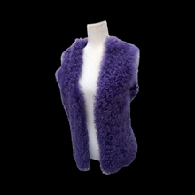 Load image into Gallery viewer, Michael Kors Purple Suede and Shearling Vest Reversible