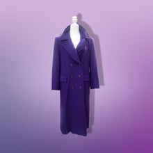 Load image into Gallery viewer, Vintage Purple Light 100% Virgin Wool Pendleton Loose Fit Casual Fit Career Coat