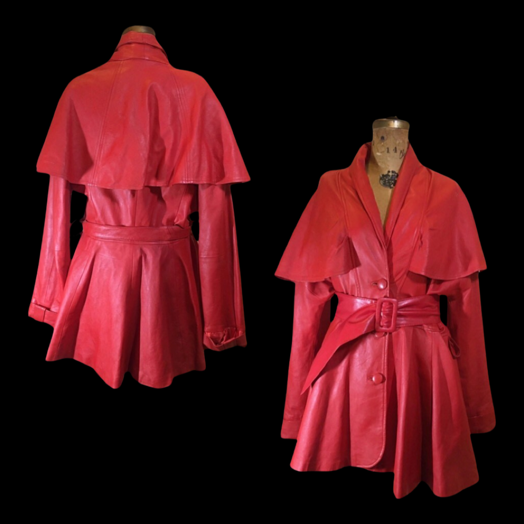 【即決値下可】80s Vintage Super Long Cape Coat. 即決値下可】80s Vintage Super Long Cape Coat.