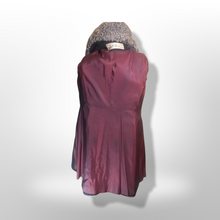 Load image into Gallery viewer, Lilli Ann Princess Mod Gray Wool Curly Lamb Princess 60s Belted Fit and Flare Small Coat