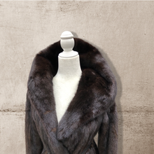 Load image into Gallery viewer, Bullocks Wilshire Luxury Mink Coat with Fox Fur Trim Princess