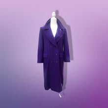 Load image into Gallery viewer, Vintage Purple Light 100% Virgin Wool Pendleton Loose Fit Casual Fit Career Coat