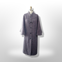 Load image into Gallery viewer, 70’s Tweed Irish Cape Coat with Bell Sleeves ~Brand Donegal Made in Ireland 100% Pure Wool Cape Coat Bell Sleeves