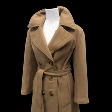 Load image into Gallery viewer, Vintage Pure Camel Hair Wool Coat Career Minimalist