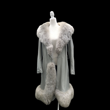 Load image into Gallery viewer, 70’s Vintage Coat Leather and Massive Sheepskin Trim Haight Ashbury Boho Princess Iconic Style
