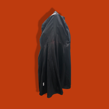 Load image into Gallery viewer, Vintage GLAM 80’s 90’s Rare Leather Long Cape Coat 38”Bust with Wide Belt Fitted and Flared Studio 54 Couture Super Model Runway The Matrix Goth SuperGlam
