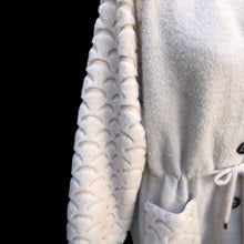 Load image into Gallery viewer, Brand New 100% Alpaca Jacket Sweater with Sculpted Sheepskin Sleeves One Size Fits Most