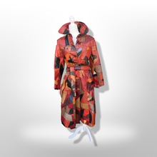 Load image into Gallery viewer, 70’s Iconic Rare Patchwork Leather Coat Trench Spy Studio 54 Original Michael Kors Melania Coat