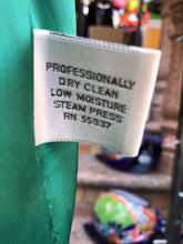 Load image into Gallery viewer, Vintage 80’s 90’s Green Jones New York Wool Trench Spy Full Length Coat Flexible Size