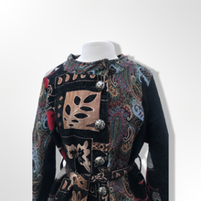 Load image into Gallery viewer, Tapestry Jacket Blazer Festive Boho Coachella Festival Jacket