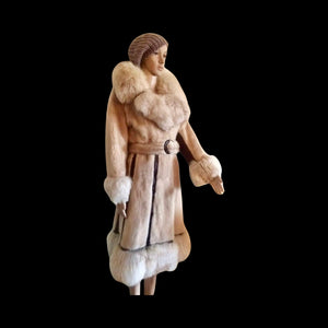 Mod Mink and Fox ULTRA 60'S MOD Spy Trench Style Coat