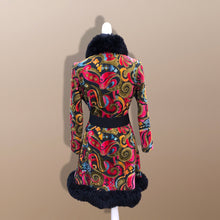 Load image into Gallery viewer, Vintage 70’s Coat Tapestry Needlepoint Carpet Haight Ashbury Boho Hippy Chic