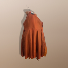 Load image into Gallery viewer, 70’s Vintage Two Piece with Removable Vest with Coat Leather Caramel Colored Trench Spy Coat Belted