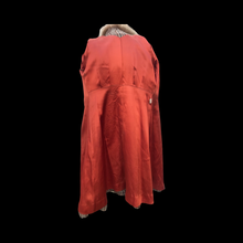 Load image into Gallery viewer, Vintage Tweed Plaid Coat with Fur Collar Fitted Flared Wool Petite