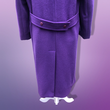 Load image into Gallery viewer, Vintage Purple Pendleton 100% Pure Virgin Wool Double Breasted Straight Fit Career Coat