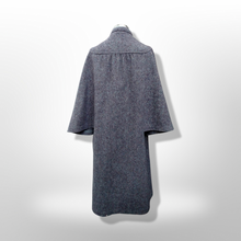 Load image into Gallery viewer, 70’s Tweed Irish Cape Coat with Bell Sleeves ~Brand Donegal Made in Ireland 100% Pure Wool Cape Coat Bell Sleeves