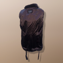 Load image into Gallery viewer, Brown Suede and Fur Collar and Cuff Coat Flexi Size Flared Sleeve