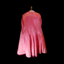 Load image into Gallery viewer, RARE COLLECTIBLE 60S Mod Pink Lilli Ann Vintage Coat- Princess Norwegian Fox Fur Pinup Coat Fit and Flare Neon Florescent Bright Pink