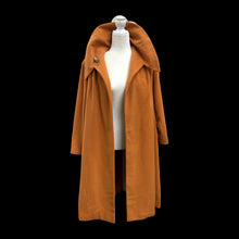Load image into Gallery viewer, 60’s Vintage 100% Pure Cashmere Deep Yellow Mustard Swing or Wrap Coat