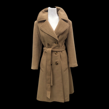 Load image into Gallery viewer, Vintage Pure Camel Hair Wool Coat Career Minimalist