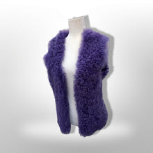 Load image into Gallery viewer, Michael Kors Purple Suede and Shearling Vest Reversible
