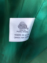 Load image into Gallery viewer, Vintage 80’s 90’s Green Jones New York Wool Trench Spy Full Length Coat Flexible Size
