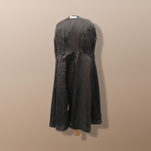 Load image into Gallery viewer, Vintage Brown Leather Trench Spy Coat Lord and Taylor Fit and Flare