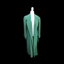 Load image into Gallery viewer, Vintage 80’s 90’s Green Jones New York Wool Trench Spy Full Length Coat Flexible Size