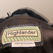 Load image into Gallery viewer, 70’s Vintage Brown Leather and Shearling Tiered Boho Chic Penny Lane Coat Hippy Chic